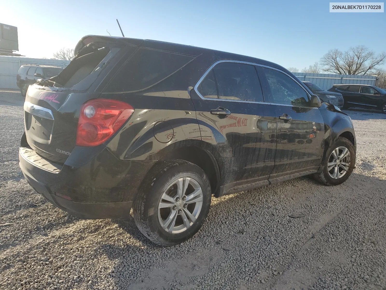 2013 Chevrolet Equinox Ls VIN: 2GNALBEK7D1170228 Lot: 38301734