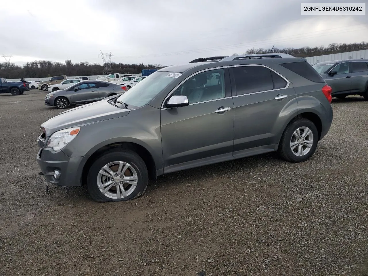 2013 Chevrolet Equinox Ltz VIN: 2GNFLGEK4D6310242 Lot: 44571024