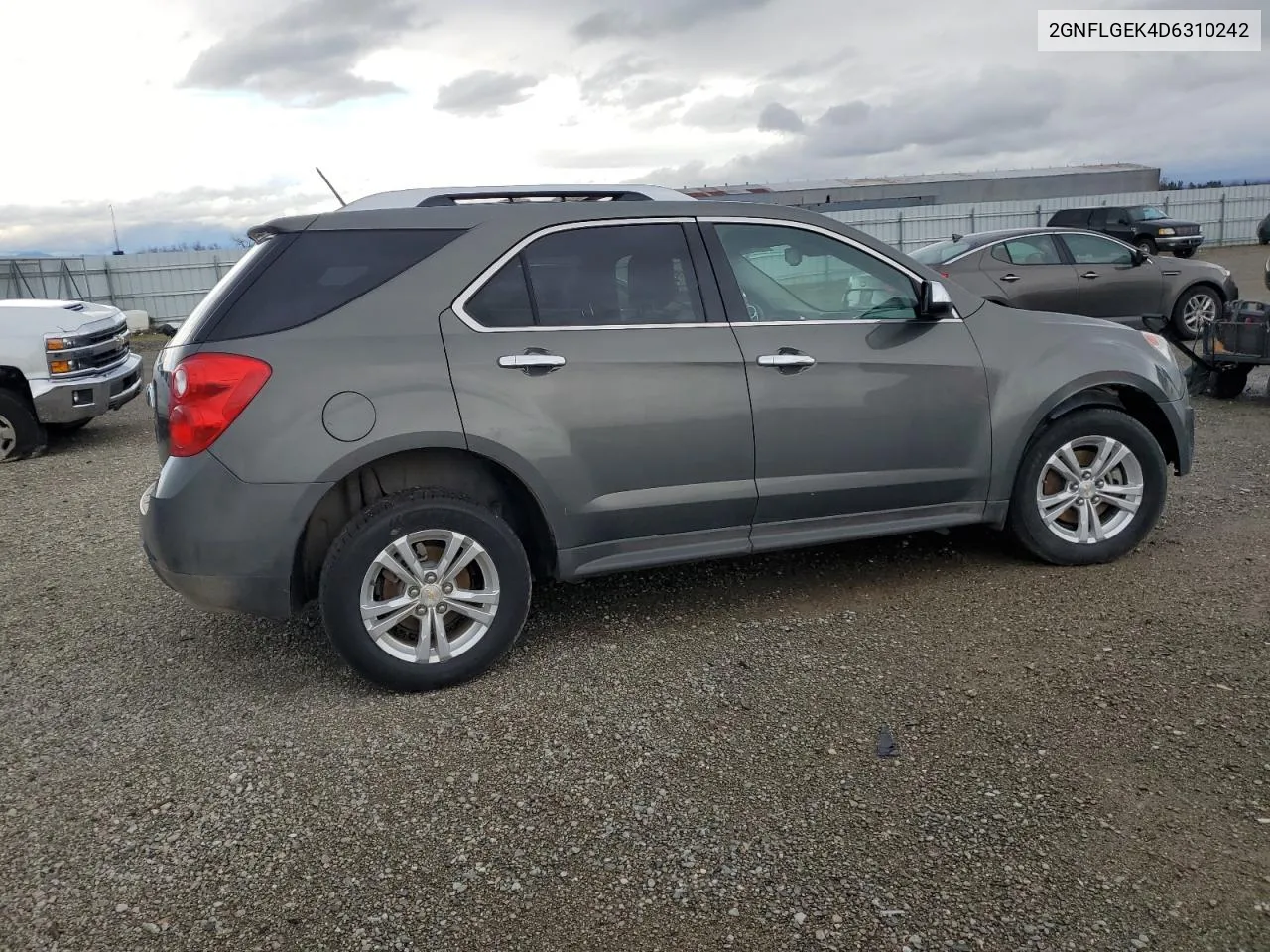 2013 Chevrolet Equinox Ltz VIN: 2GNFLGEK4D6310242 Lot: 44571024