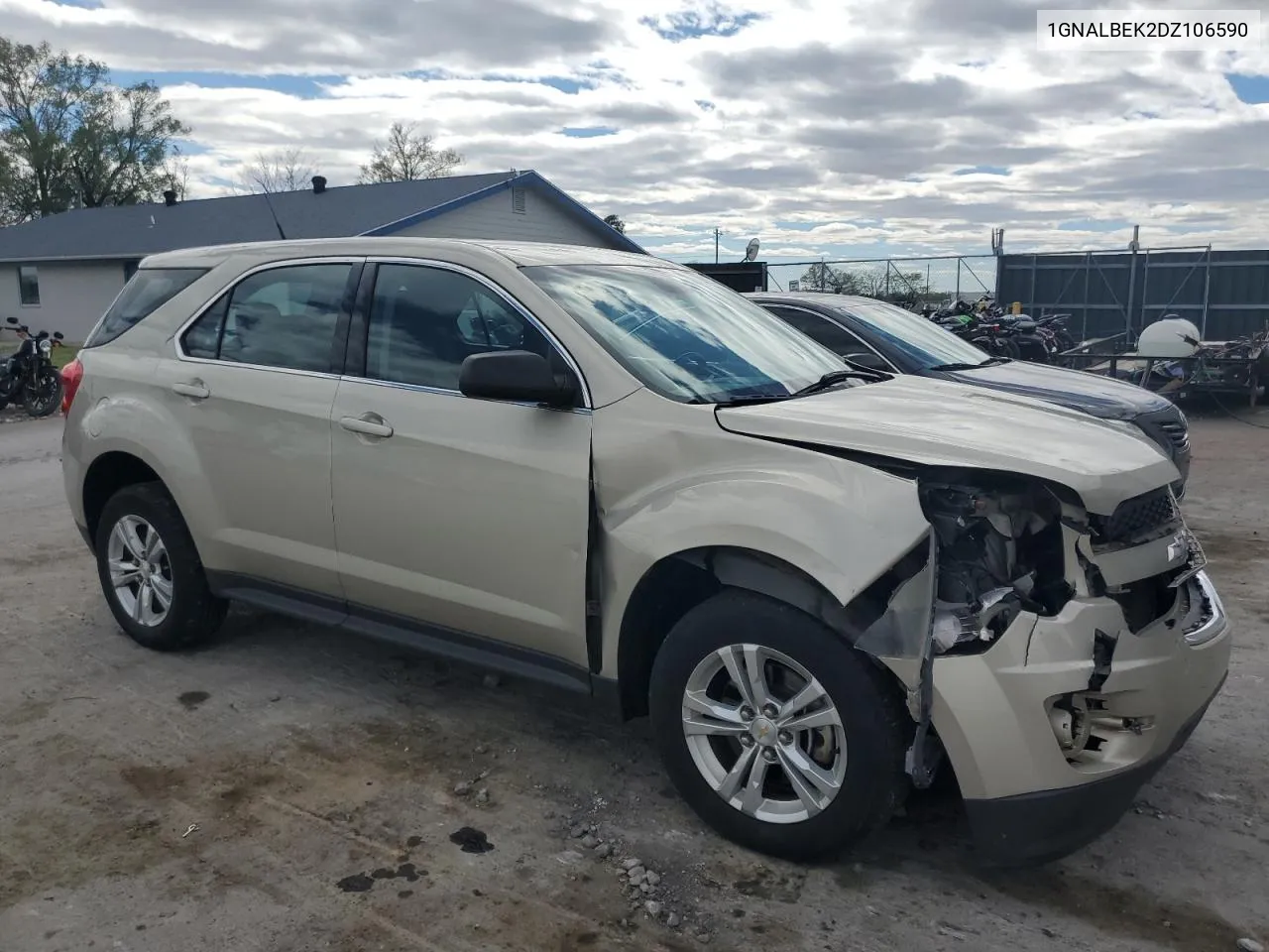 2013 Chevrolet Equinox Ls VIN: 1GNALBEK2DZ106590 Lot: 49729934