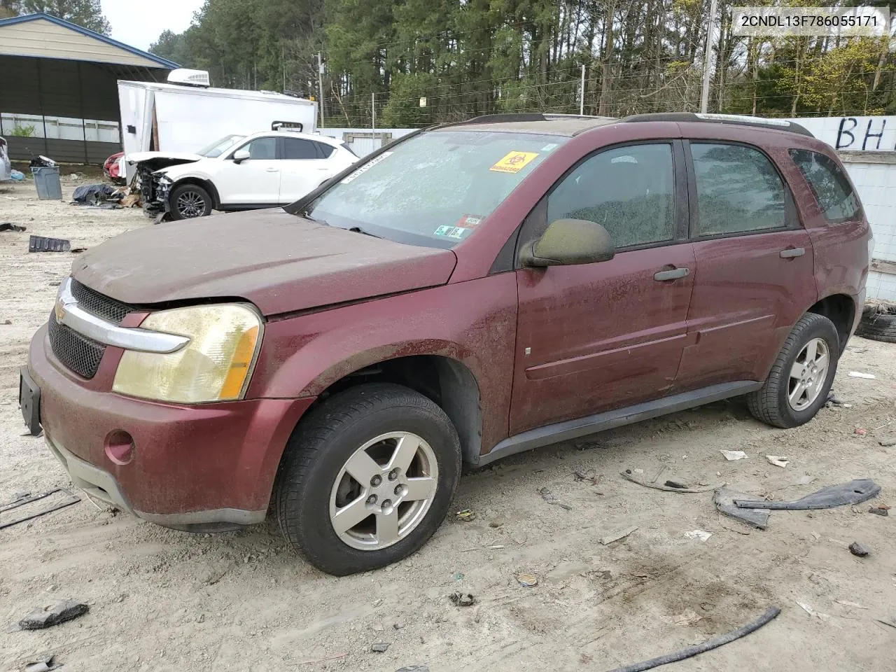 2013 Chevrolet Equinox Ls VIN: 2CNDL13F786055171 Lot: 50653794