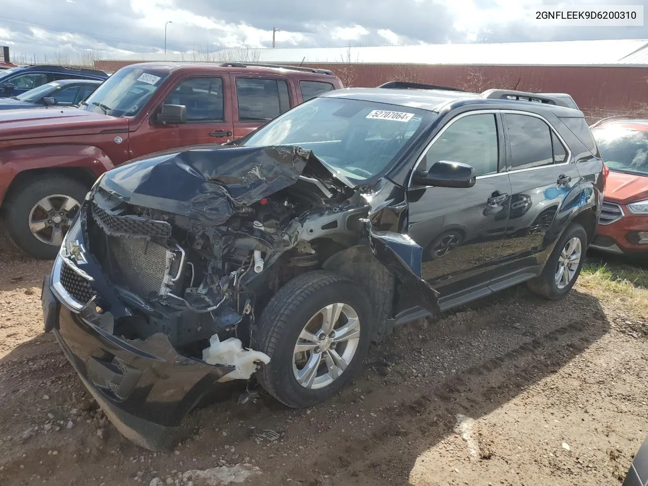 2013 Chevrolet Equinox Lt VIN: 2GNFLEEK9D6200310 Lot: 52707064