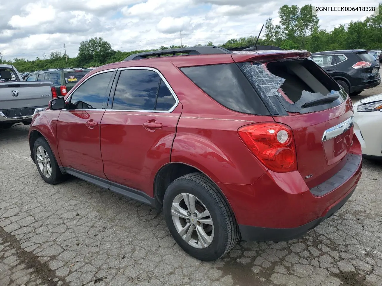 2013 Chevrolet Equinox Lt VIN: 2GNFLEEK0D6418328 Lot: 52821554