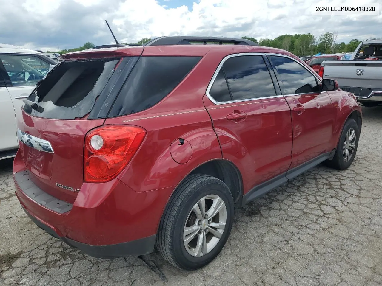 2013 Chevrolet Equinox Lt VIN: 2GNFLEEK0D6418328 Lot: 52821554