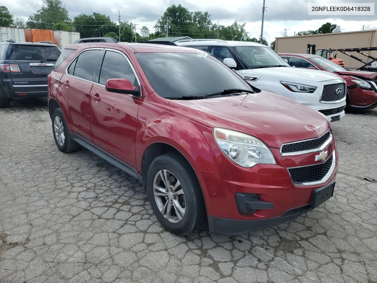 2013 Chevrolet Equinox Lt VIN: 2GNFLEEK0D6418328 Lot: 52821554