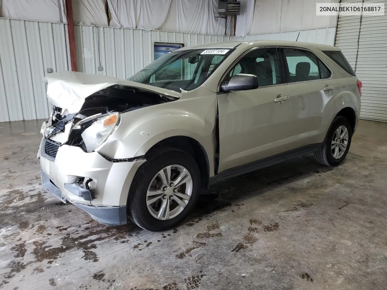 2013 Chevrolet Equinox Ls VIN: 2GNALBEK1D6168817 Lot: 53337104