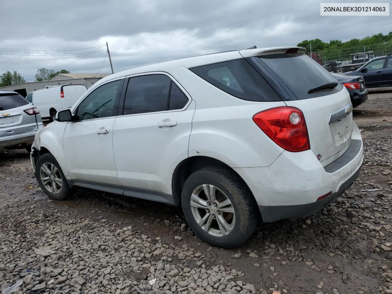 2013 Chevrolet Equinox Ls VIN: 2GNALBEK3D1214063 Lot: 55267024