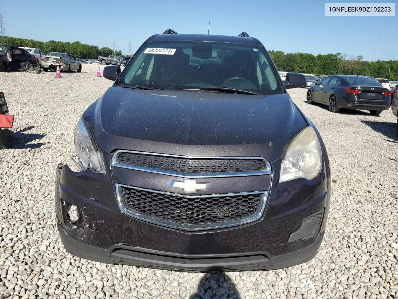 2013 Chevrolet Equinox Lt VIN: 1GNFLEEK9DZ102253 Lot: 58204174