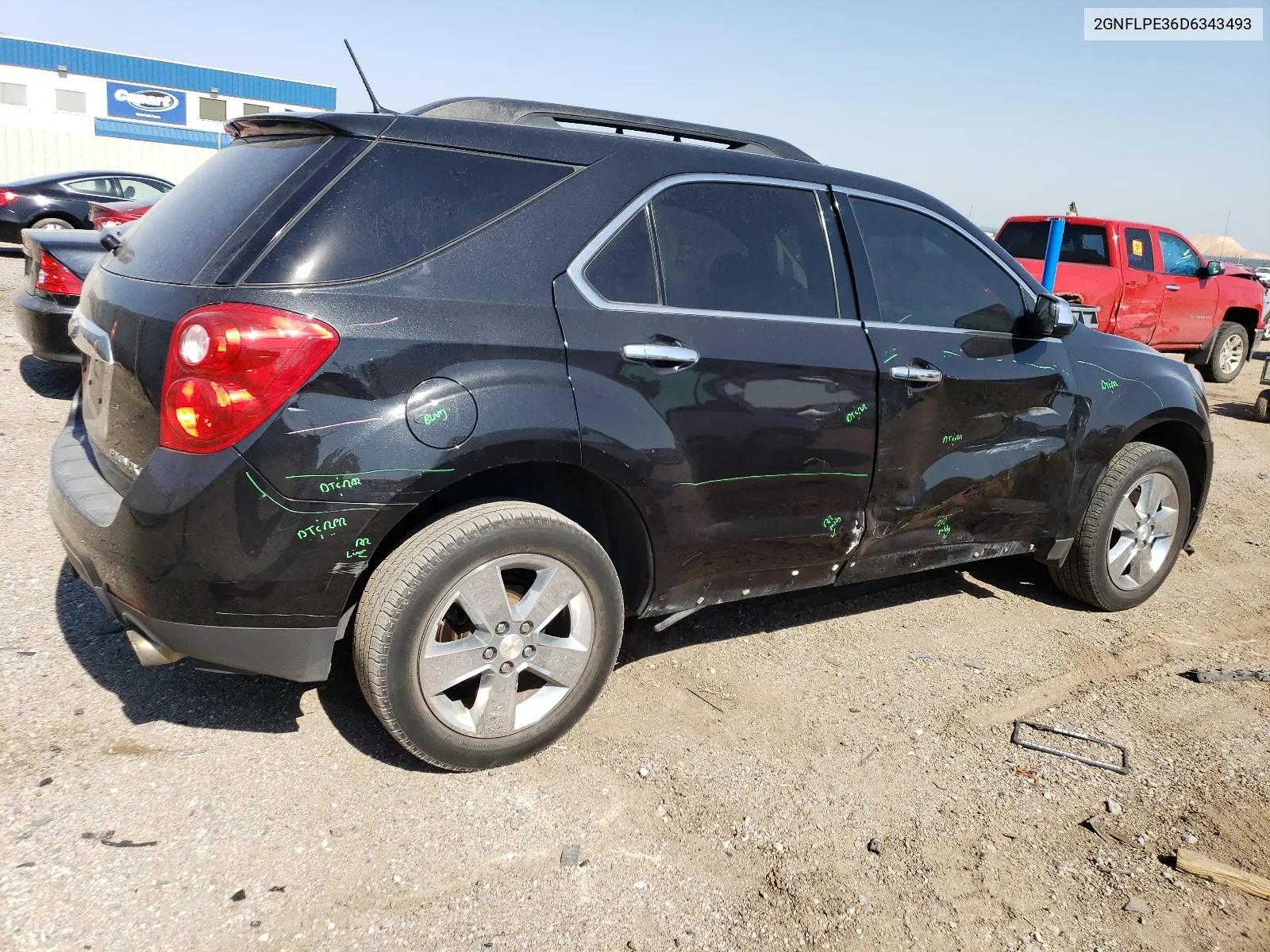 2013 Chevrolet Equinox Lt VIN: 2GNFLPE36D6343493 Lot: 58489534