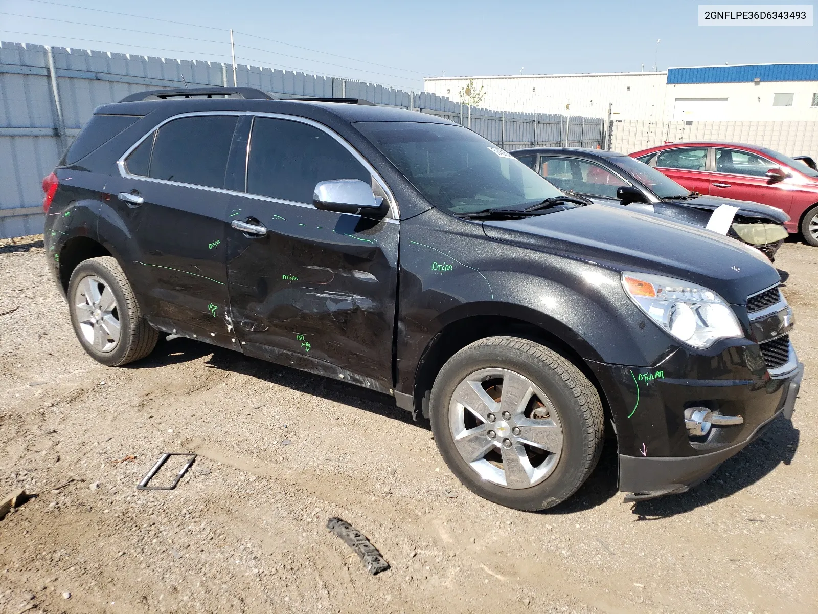 2013 Chevrolet Equinox Lt VIN: 2GNFLPE36D6343493 Lot: 58489534