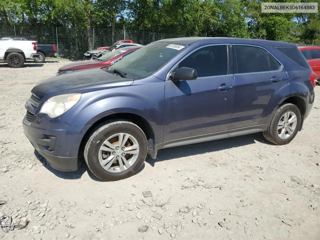 2013 Chevrolet Equinox Ls VIN: 2GNALBEK5D6164883 Lot: 58789554