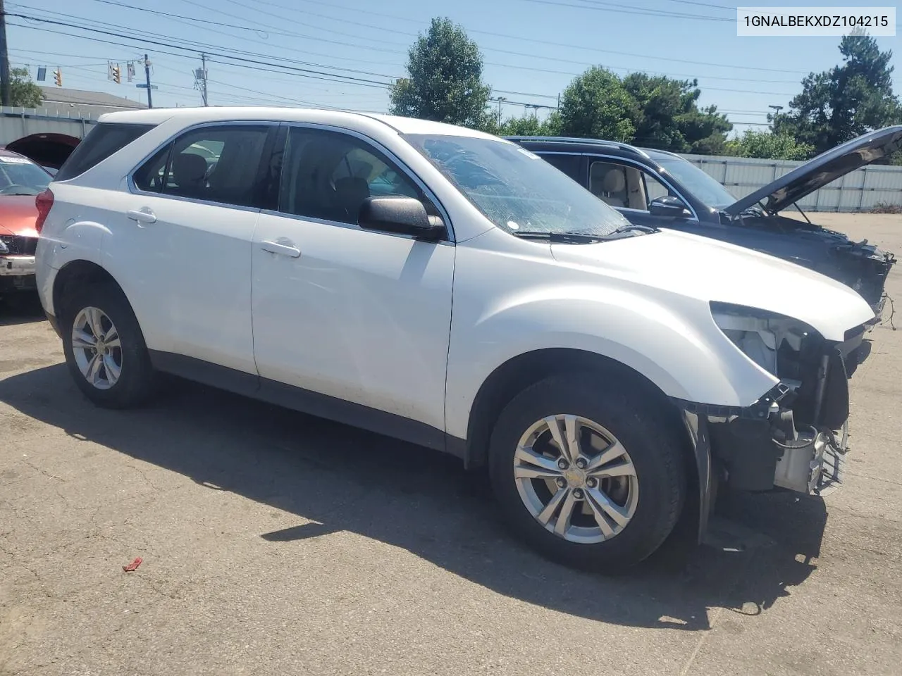 2013 Chevrolet Equinox Ls VIN: 1GNALBEKXDZ104215 Lot: 58825434