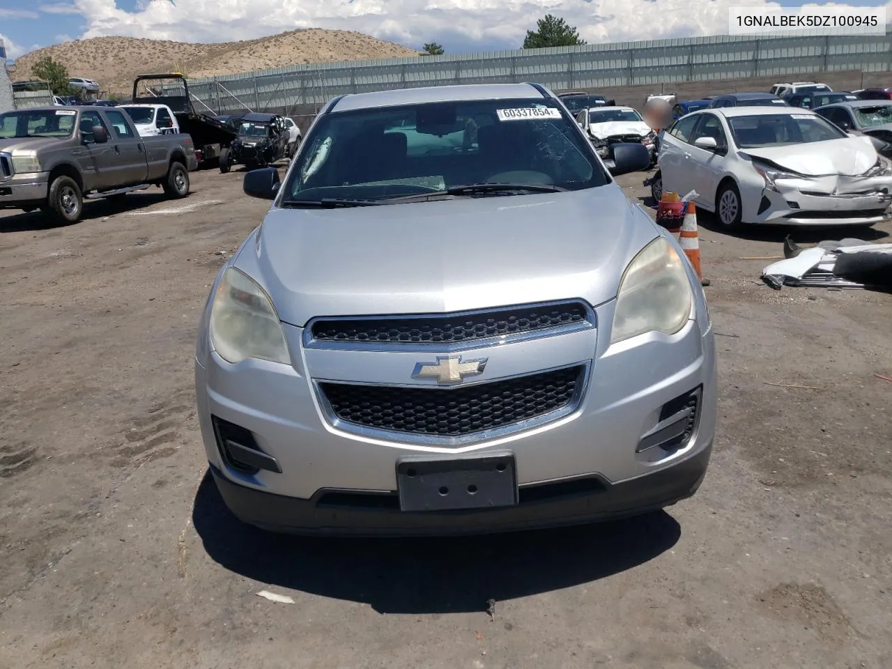 2013 Chevrolet Equinox Ls VIN: 1GNALBEK5DZ100945 Lot: 60337854