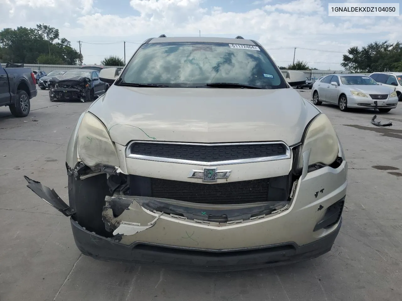 2013 Chevrolet Equinox Lt VIN: 1GNALDEKXDZ104050 Lot: 61172464