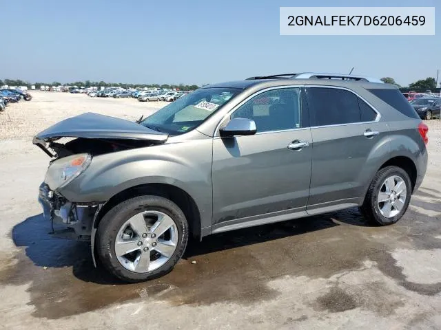 2013 Chevrolet Equinox Ltz VIN: 2GNALFEK7D6206459 Lot: 61338174