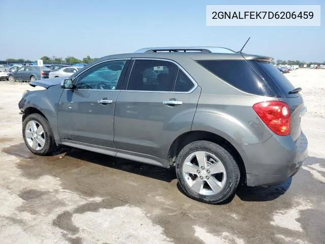 2013 Chevrolet Equinox Ltz VIN: 2GNALFEK7D6206459 Lot: 61338174