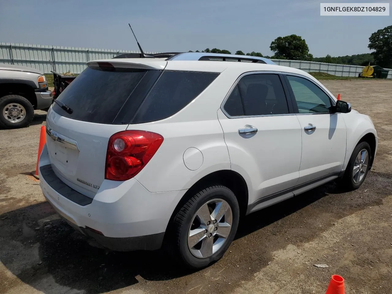 2013 Chevrolet Equinox Ltz VIN: 1GNFLGEK8DZ104829 Lot: 61378824