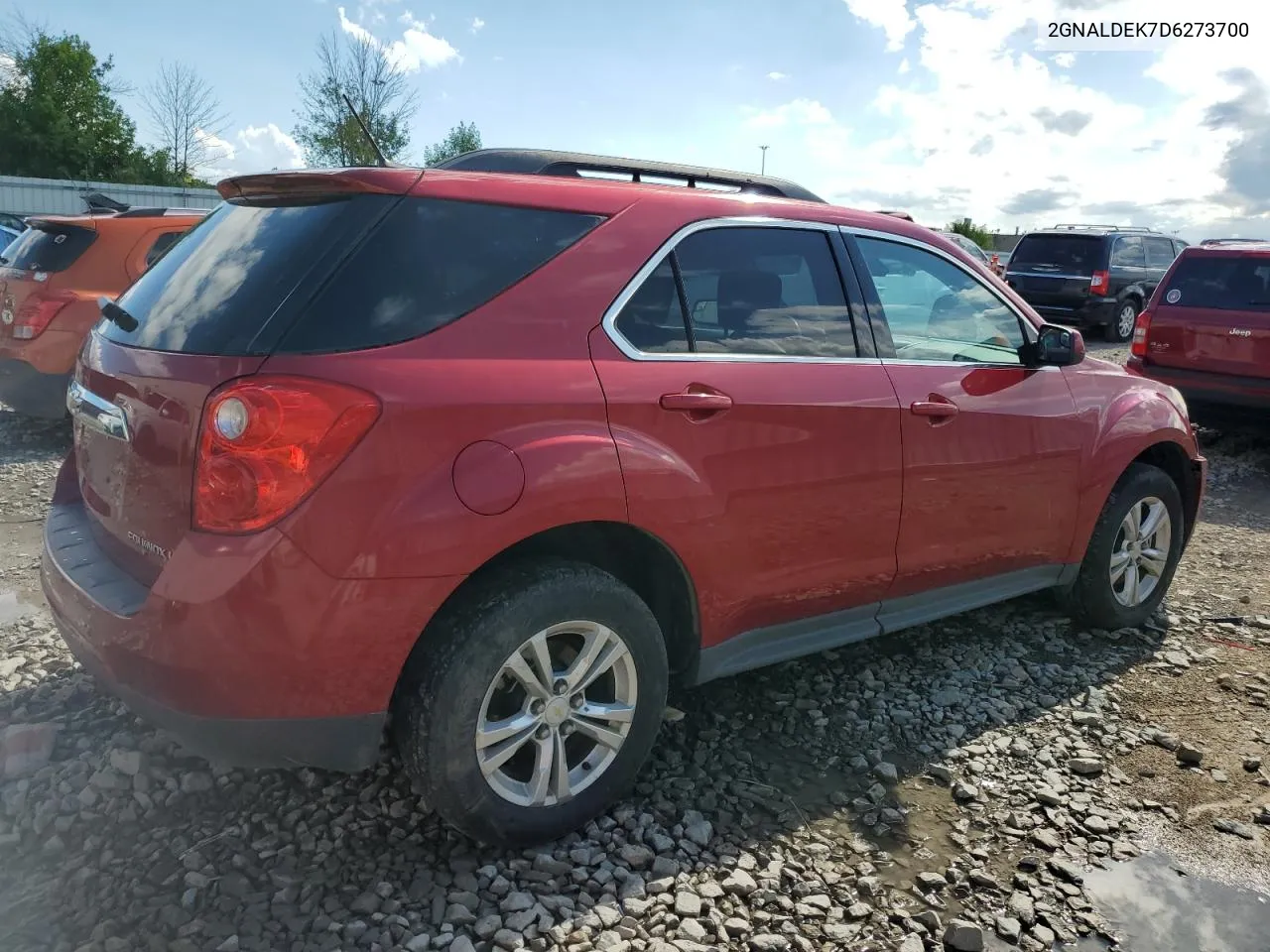 2013 Chevrolet Equinox Lt VIN: 2GNALDEK7D6273700 Lot: 62142364