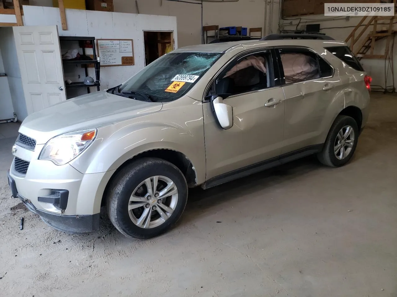 2013 Chevrolet Equinox Lt VIN: 1GNALDEK3DZ109185 Lot: 62899794