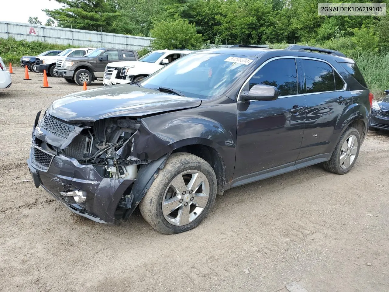 2013 Chevrolet Equinox Lt VIN: 2GNALDEK1D6219101 Lot: 63205584