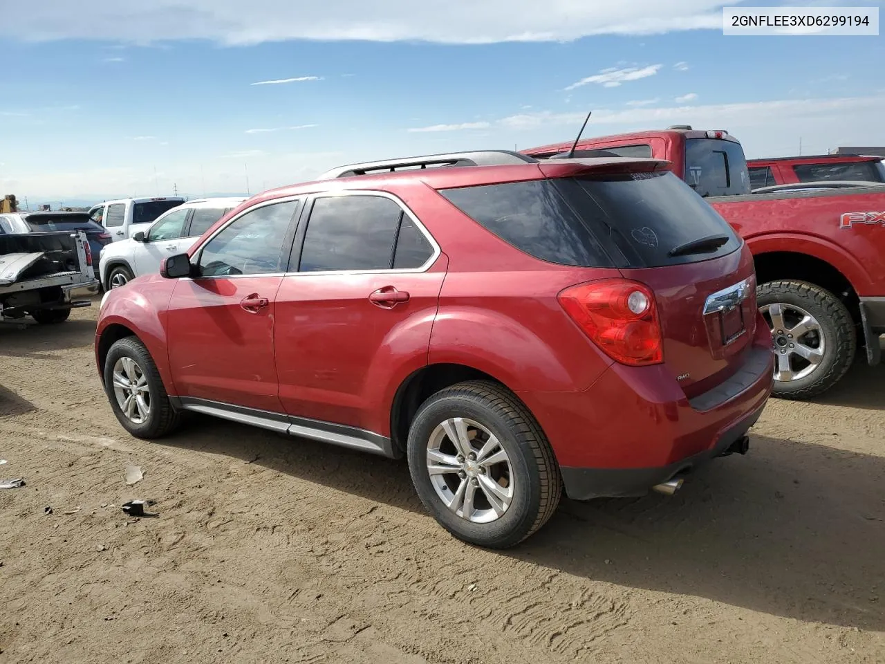 2013 Chevrolet Equinox Lt VIN: 2GNFLEE3XD6299194 Lot: 63559744