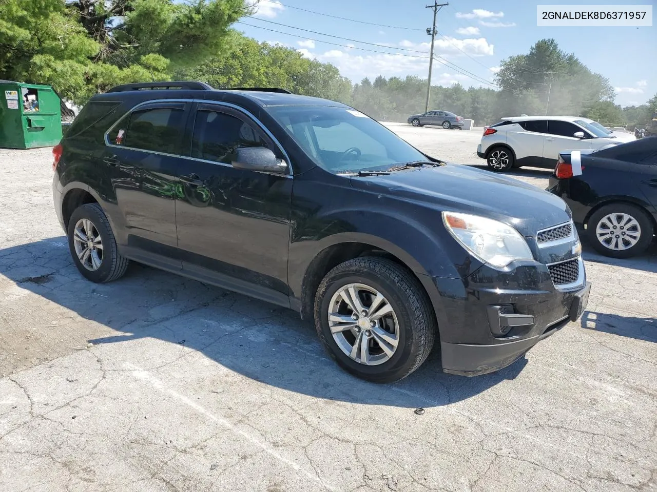 2013 Chevrolet Equinox Lt VIN: 2GNALDEK8D6371957 Lot: 63649474