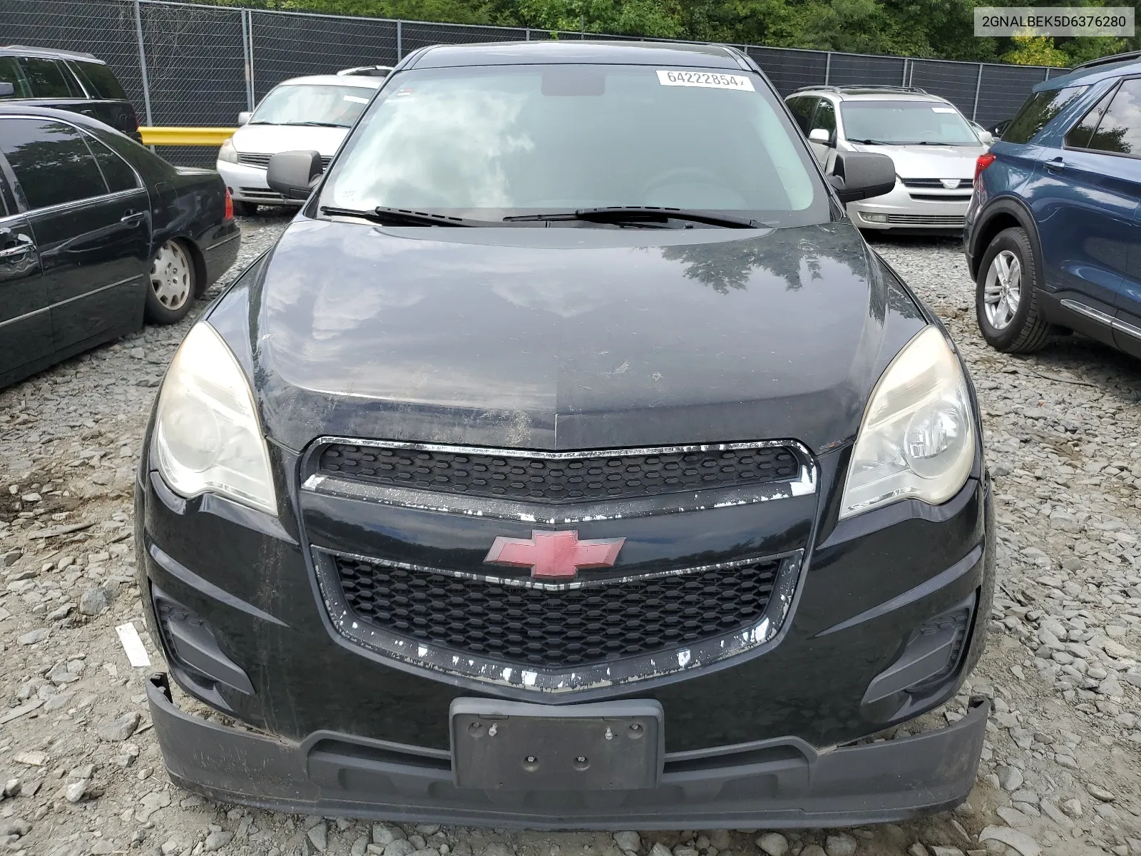 2013 Chevrolet Equinox Ls VIN: 2GNALBEK5D6376280 Lot: 64222854