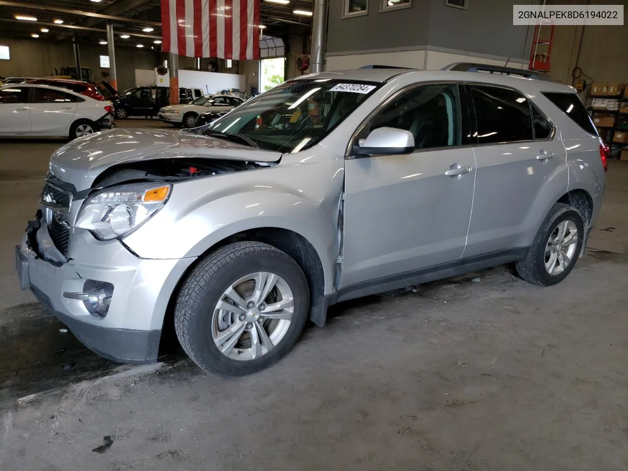 2013 Chevrolet Equinox Lt VIN: 2GNALPEK8D6194022 Lot: 64370284