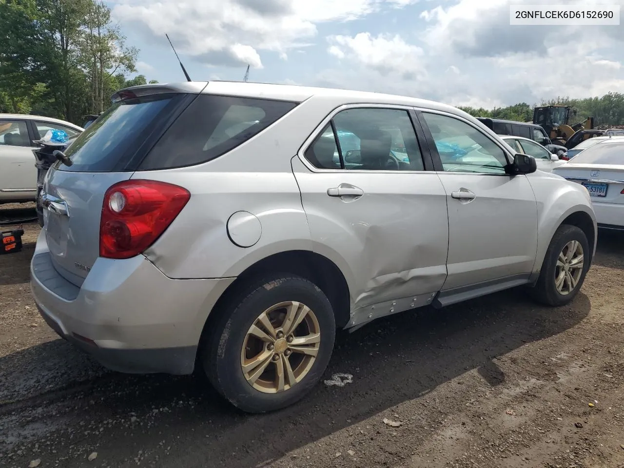 2013 Chevrolet Equinox Ls VIN: 2GNFLCEK6D6152690 Lot: 64506614