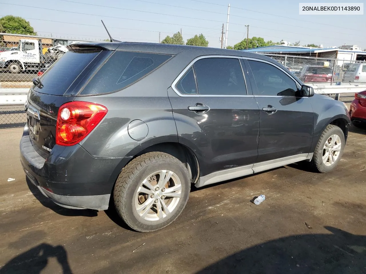 2013 Chevrolet Equinox Ls VIN: 2GNALBEK0D1143890 Lot: 65246654