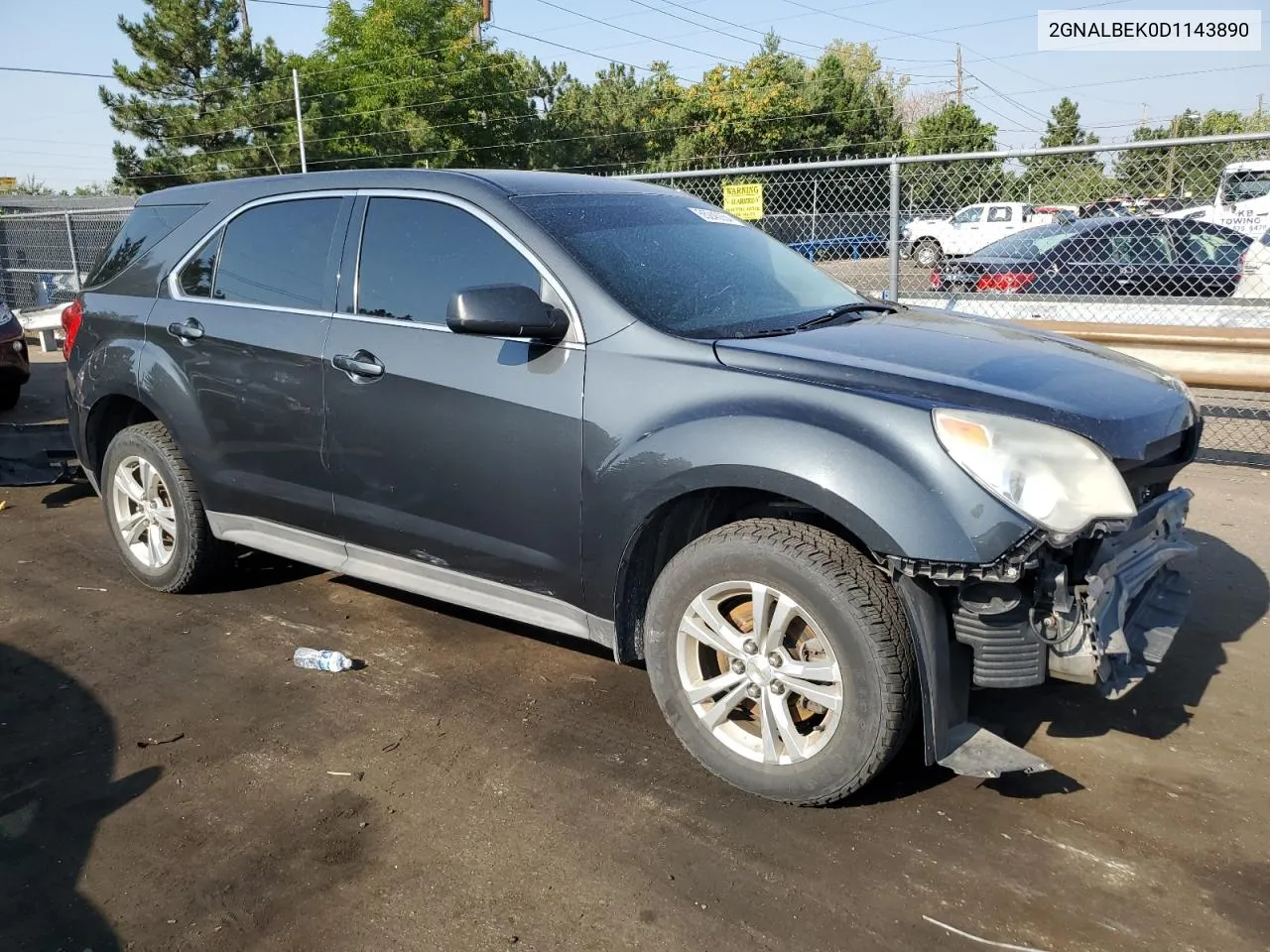 2013 Chevrolet Equinox Ls VIN: 2GNALBEK0D1143890 Lot: 65246654