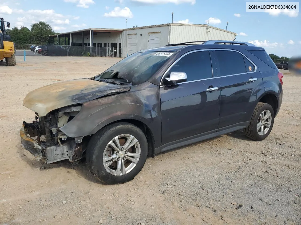 2013 Chevrolet Equinox Lt VIN: 2GNALDEK7D6334804 Lot: 65471784