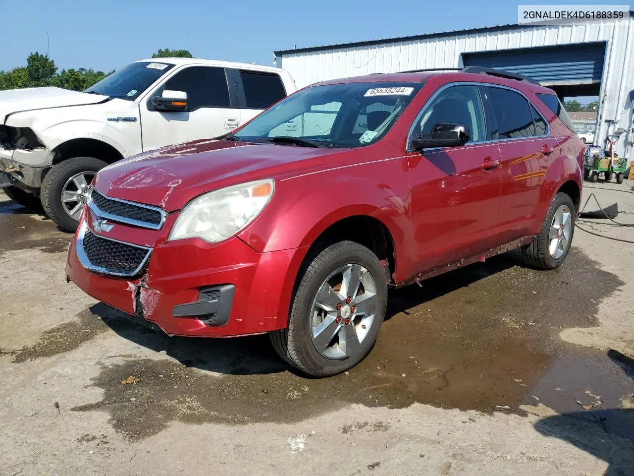 2013 Chevrolet Equinox Lt VIN: 2GNALDEK4D6188359 Lot: 65635244