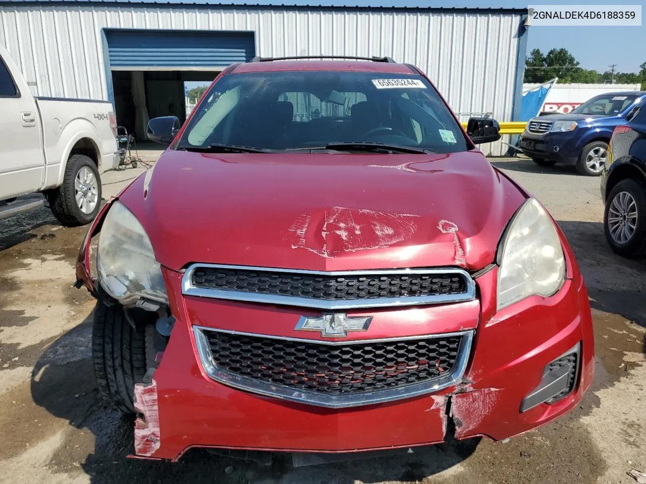 2013 Chevrolet Equinox Lt VIN: 2GNALDEK4D6188359 Lot: 65635244