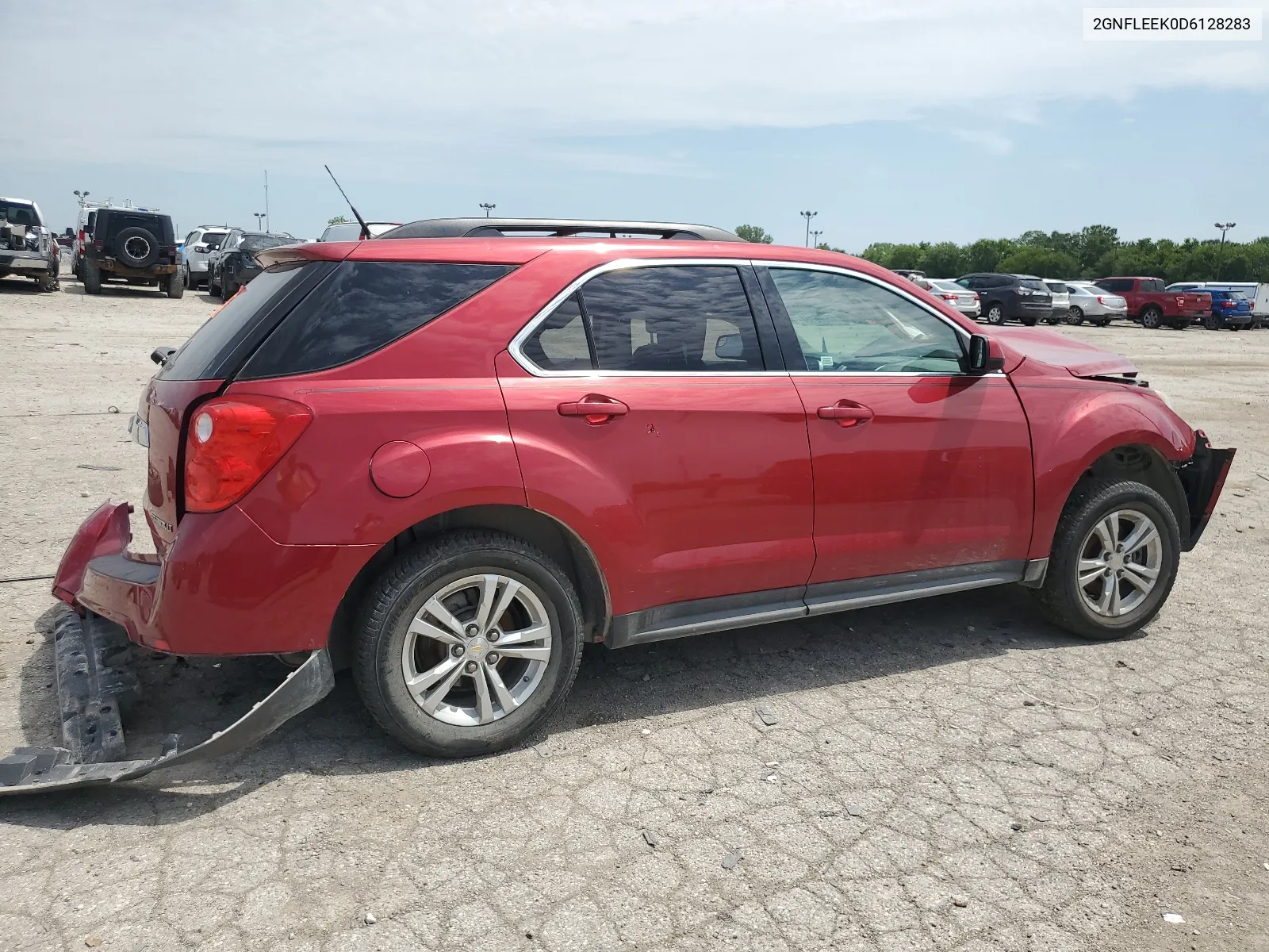 2013 Chevrolet Equinox Lt VIN: 2GNFLEEK0D6128283 Lot: 65706154