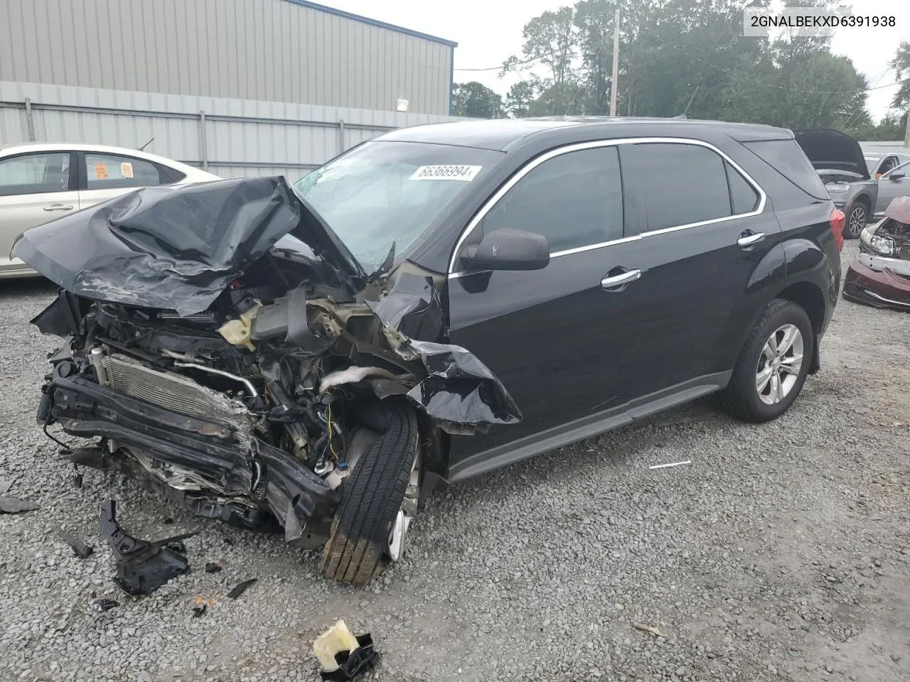 2013 Chevrolet Equinox Ls VIN: 2GNALBEKXD6391938 Lot: 66366994