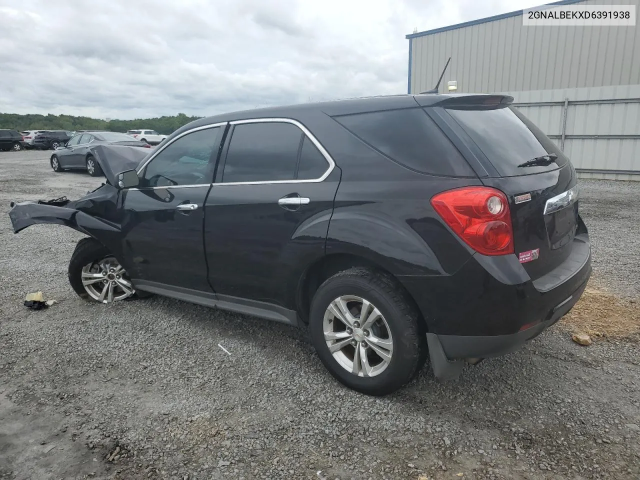 2013 Chevrolet Equinox Ls VIN: 2GNALBEKXD6391938 Lot: 66366994