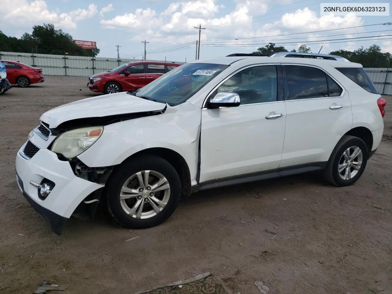 2013 Chevrolet Equinox Ltz VIN: 2GNFLGEK6D6323123 Lot: 67317484