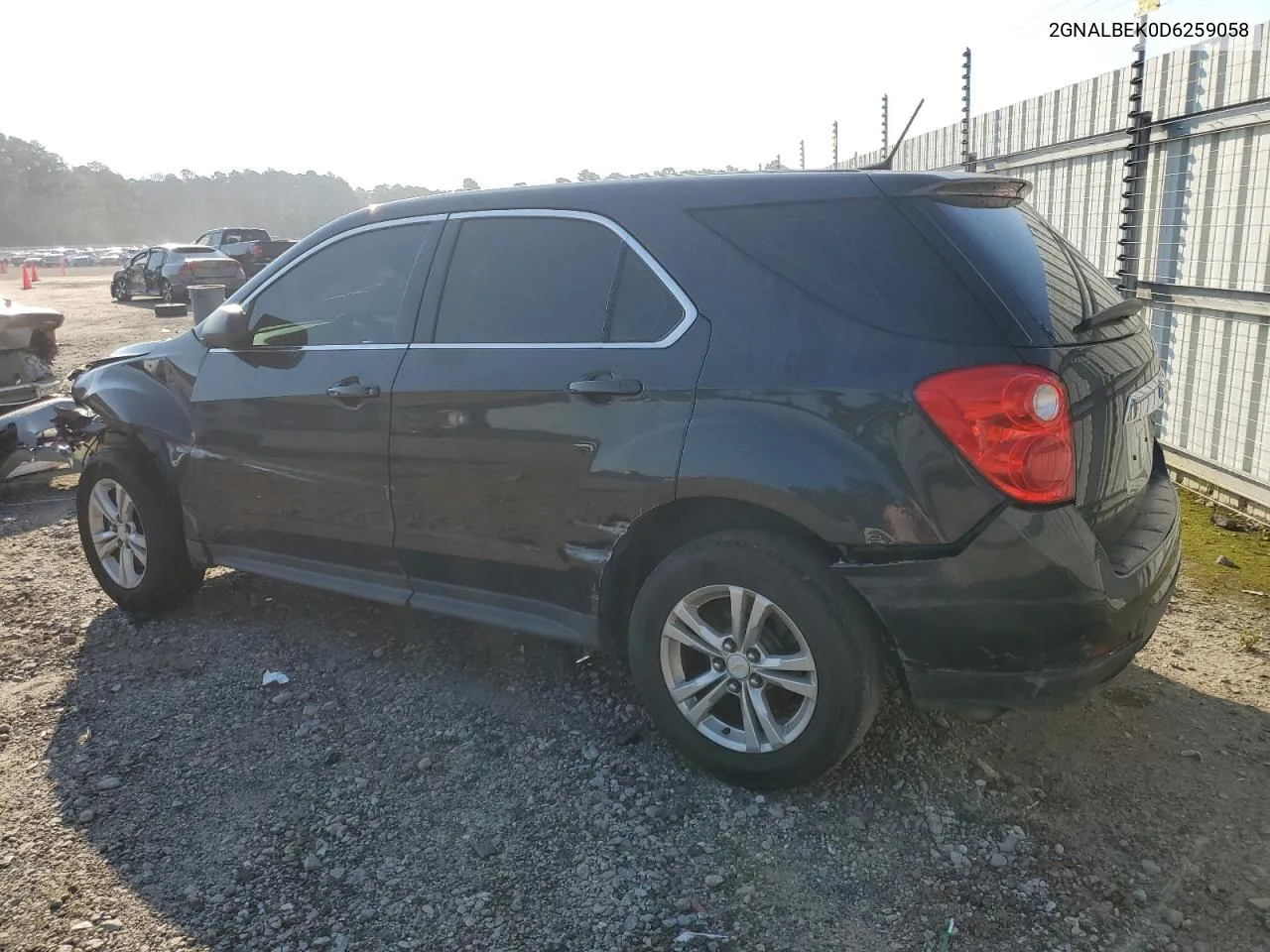 2013 Chevrolet Equinox Ls VIN: 2GNALBEK0D6259058 Lot: 67357044