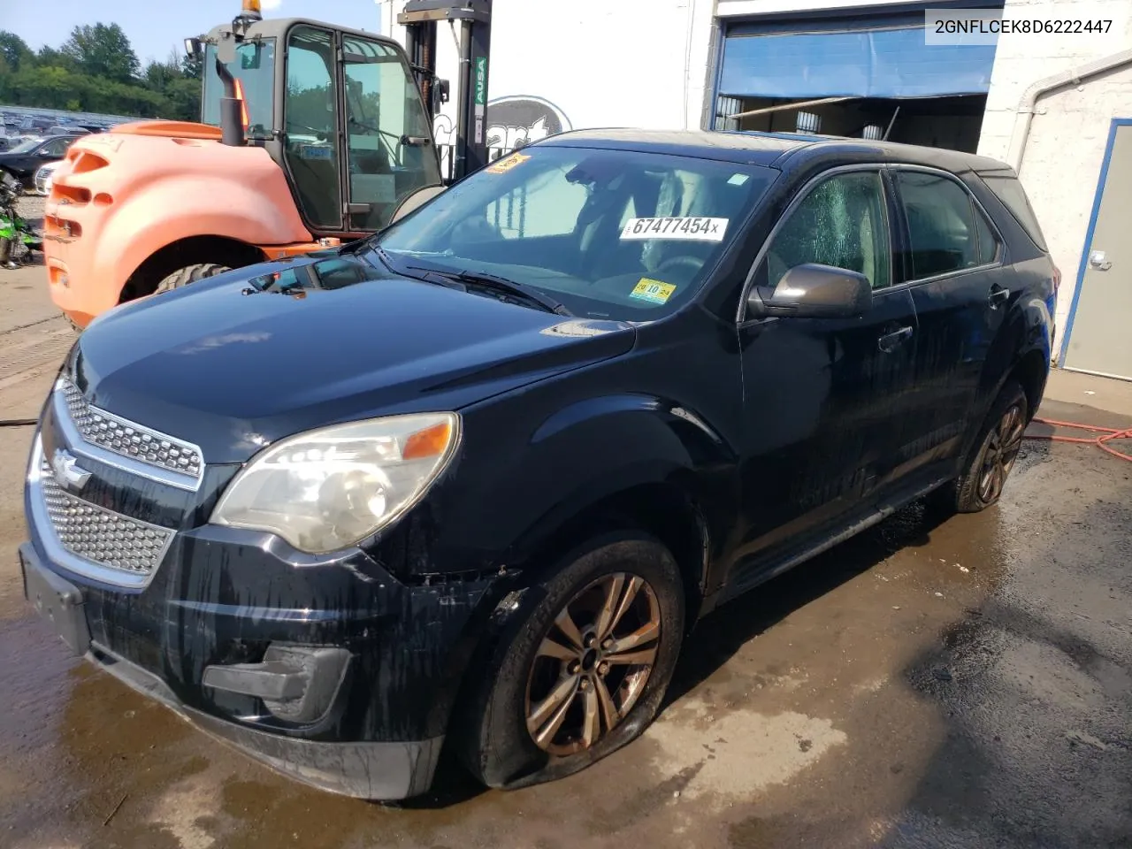 2013 Chevrolet Equinox Ls VIN: 2GNFLCEK8D6222447 Lot: 67477454