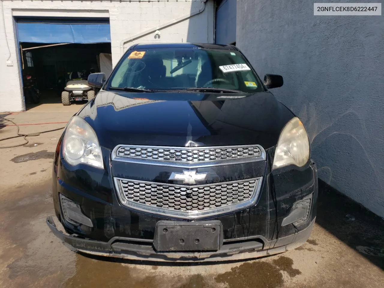 2013 Chevrolet Equinox Ls VIN: 2GNFLCEK8D6222447 Lot: 67477454