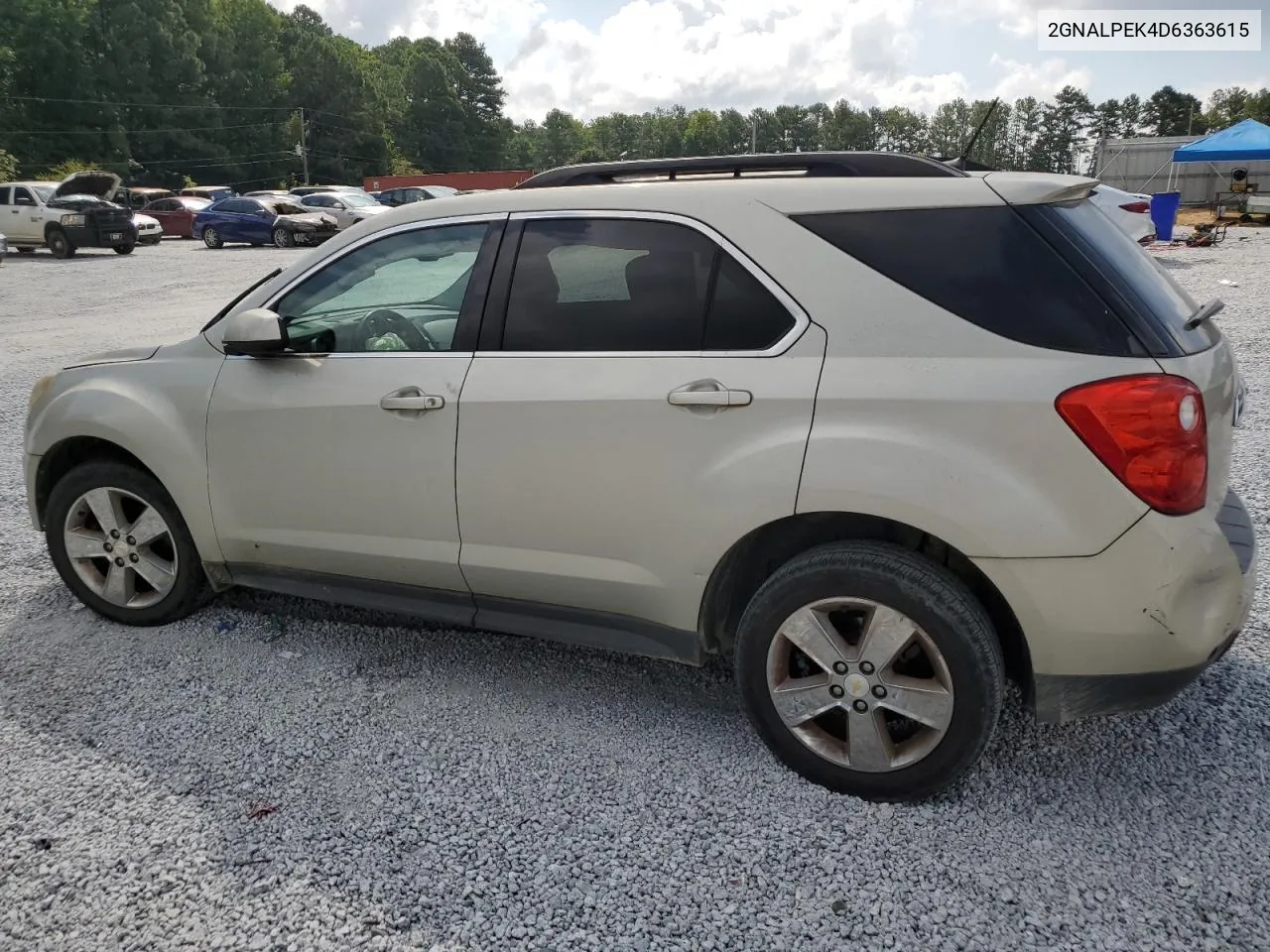 2013 Chevrolet Equinox Lt VIN: 2GNALPEK4D6363615 Lot: 67505614