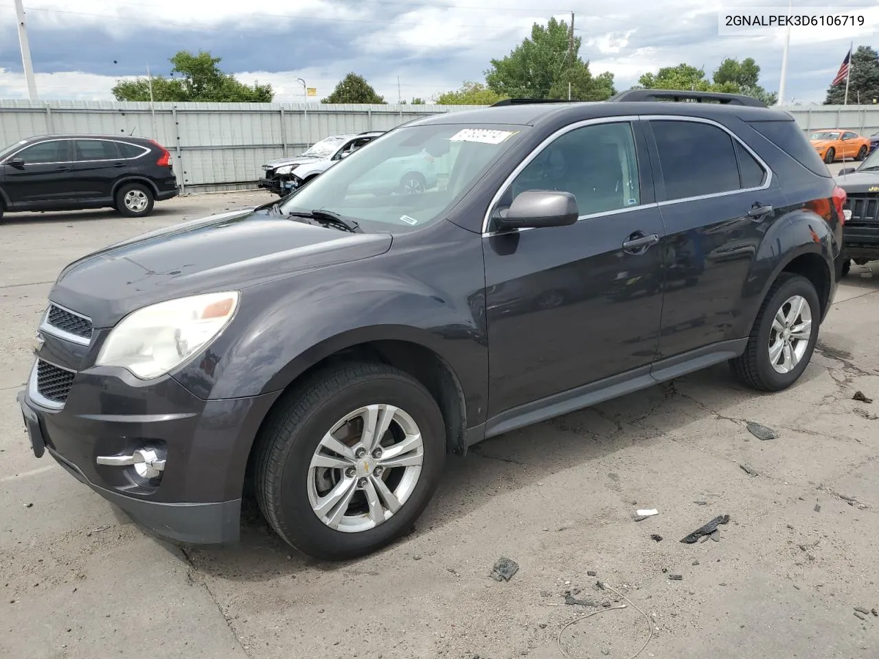 2013 Chevrolet Equinox Lt VIN: 2GNALPEK3D6106719 Lot: 67800414