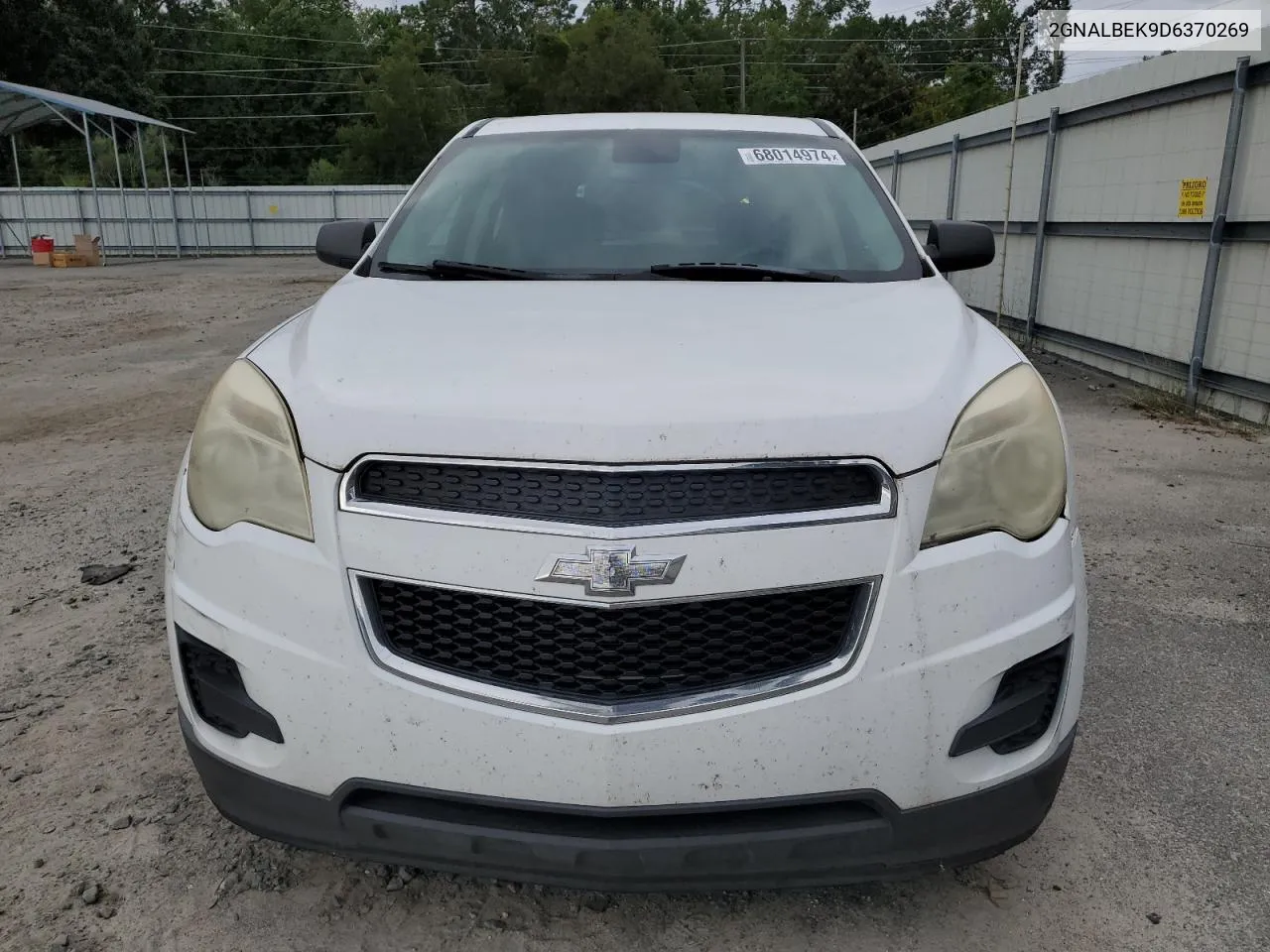 2013 Chevrolet Equinox Ls VIN: 2GNALBEK9D6370269 Lot: 68014974