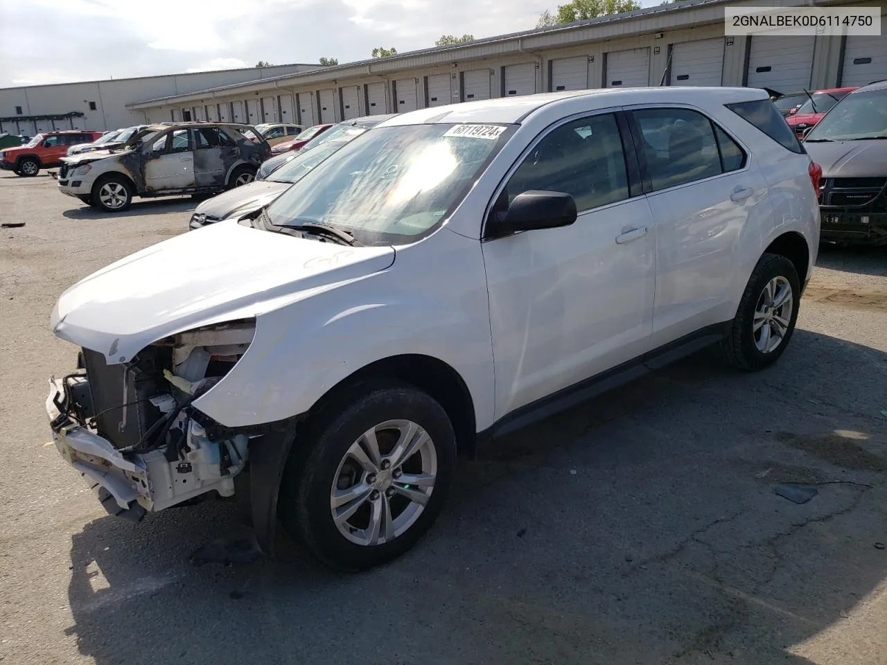 2013 Chevrolet Equinox Ls VIN: 2GNALBEK0D6114750 Lot: 68119724