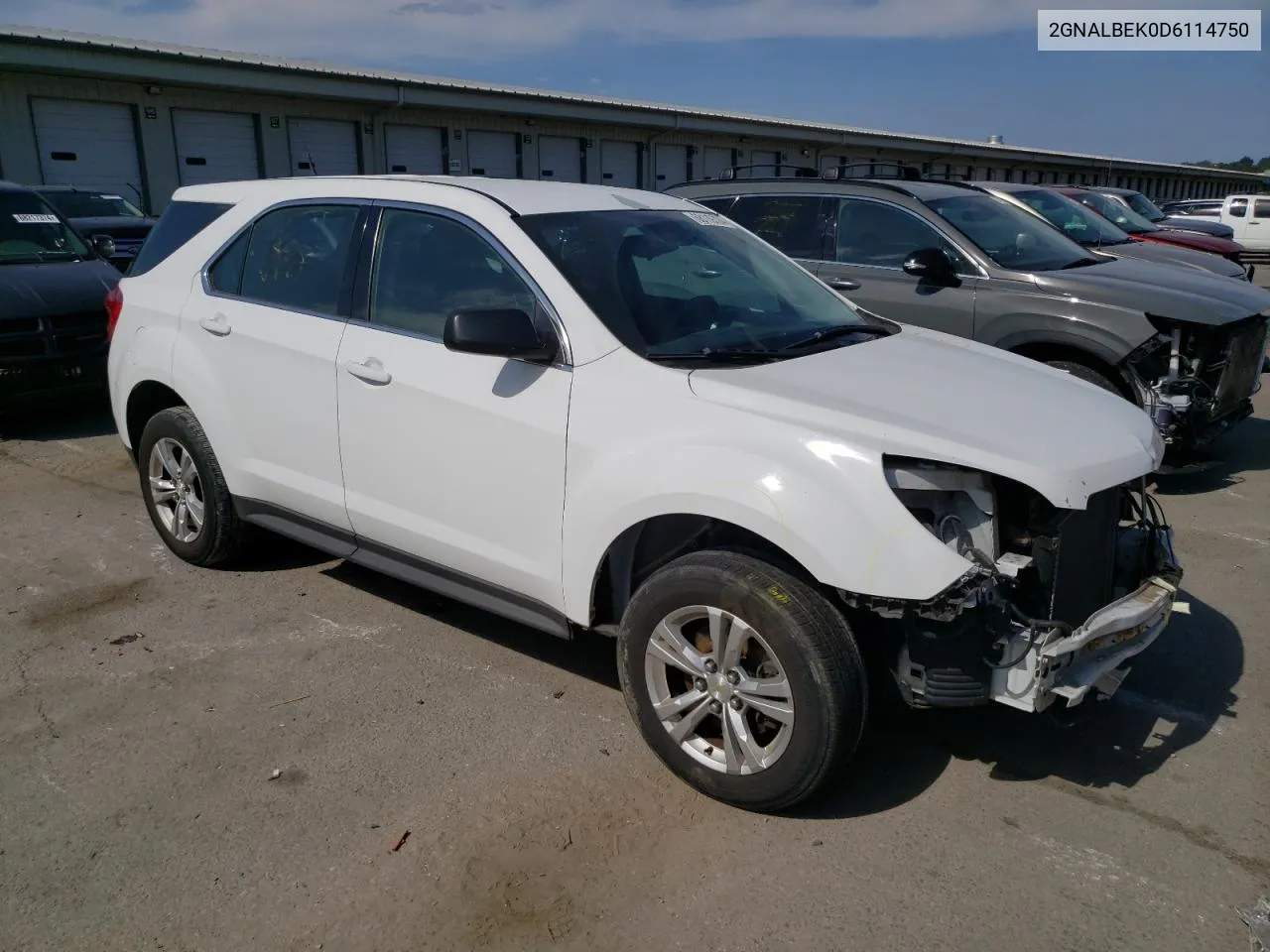 2013 Chevrolet Equinox Ls VIN: 2GNALBEK0D6114750 Lot: 68119724