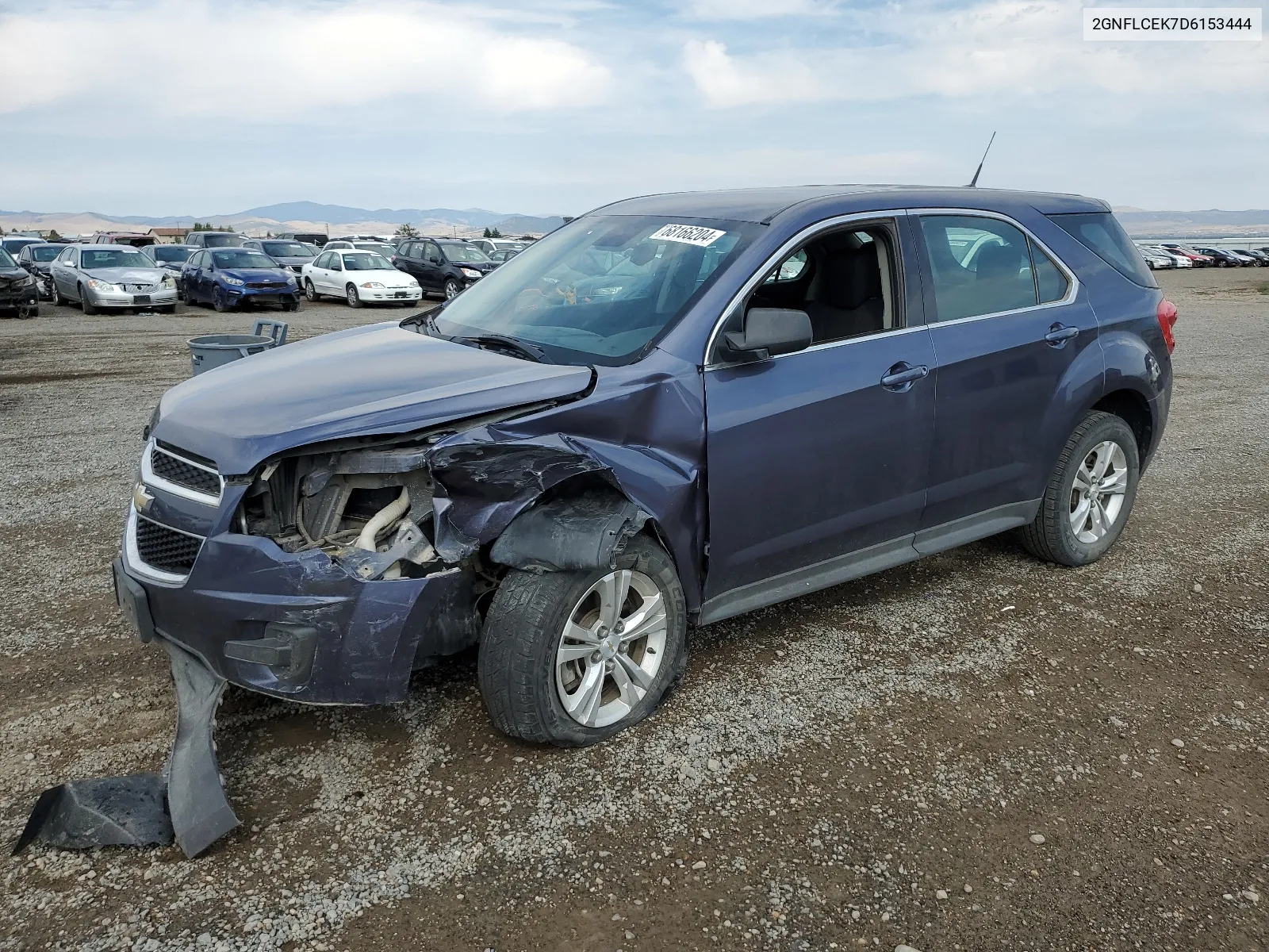 2GNFLCEK7D6153444 2013 Chevrolet Equinox Ls