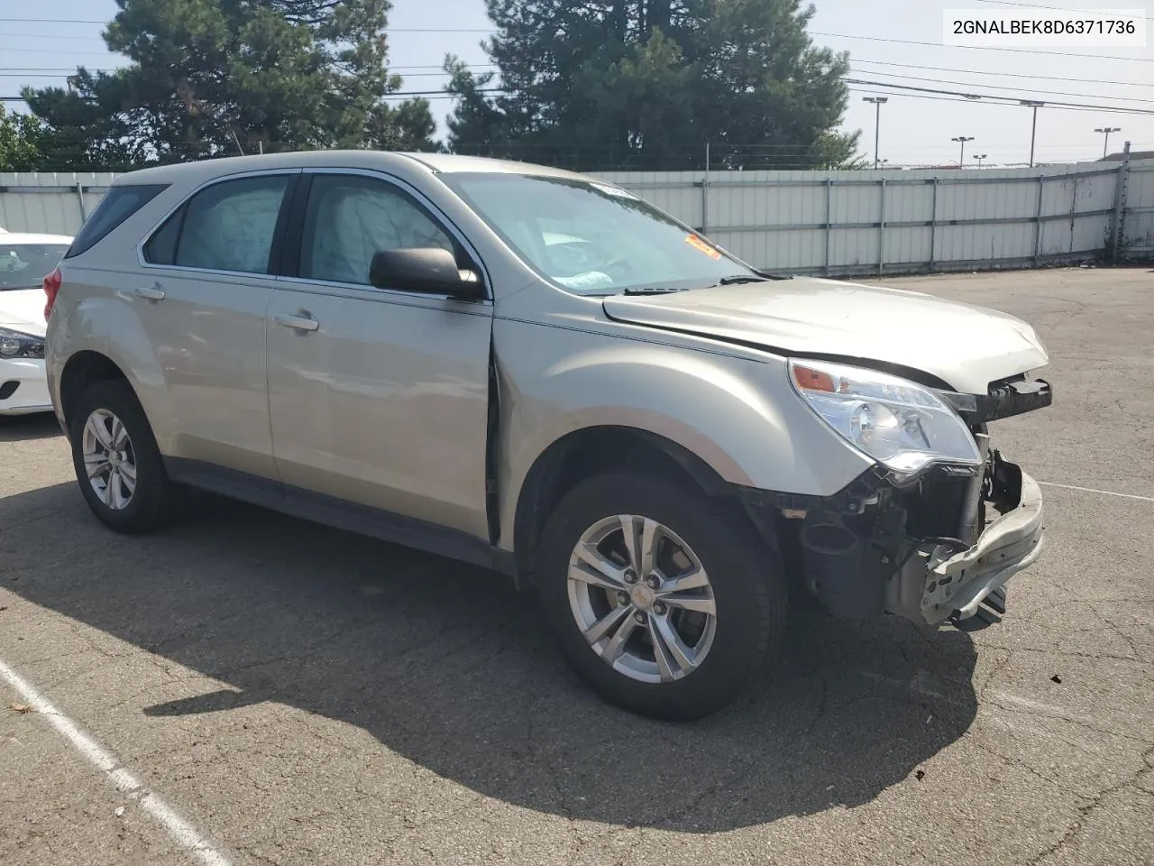 2013 Chevrolet Equinox Ls VIN: 2GNALBEK8D6371736 Lot: 68543564