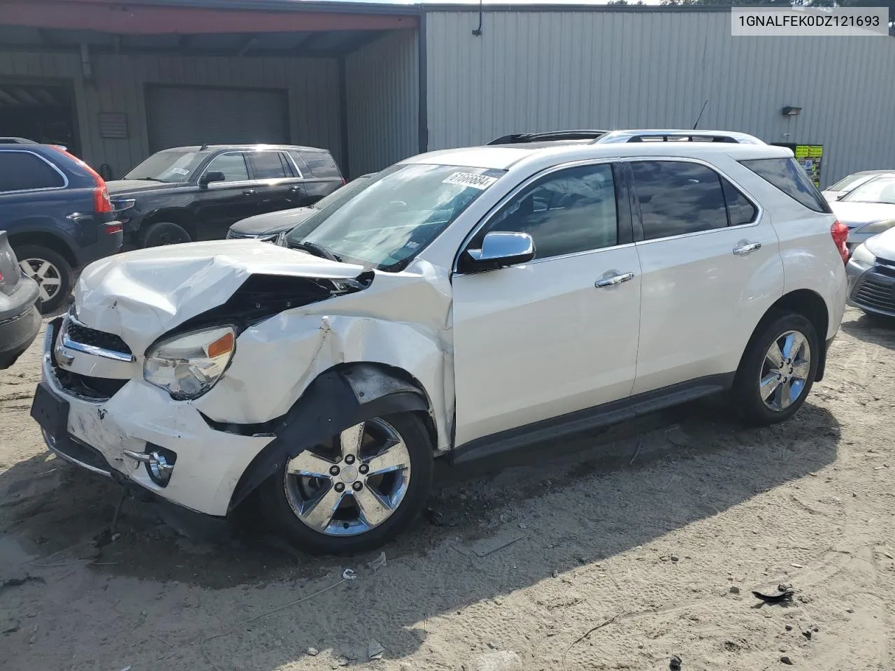 2013 Chevrolet Equinox Ltz VIN: 1GNALFEK0DZ121693 Lot: 68650504