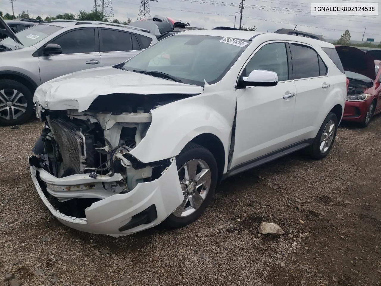 2013 Chevrolet Equinox Lt VIN: 1GNALDEK8DZ124538 Lot: 68694434